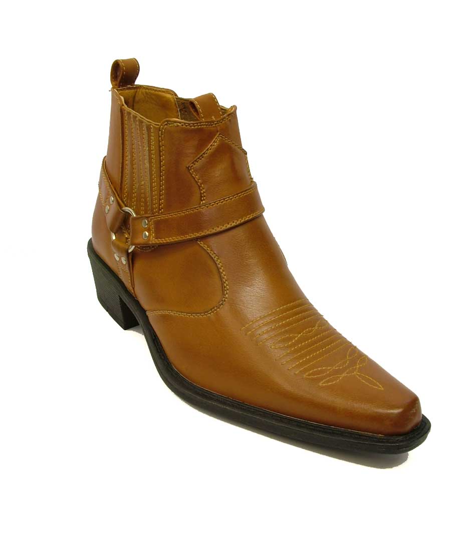 Mens cowboy ankle boots cheap uk